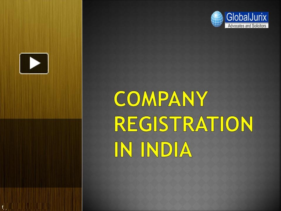 PPT – Complete Overview Of Company Registration In India PowerPoint ...