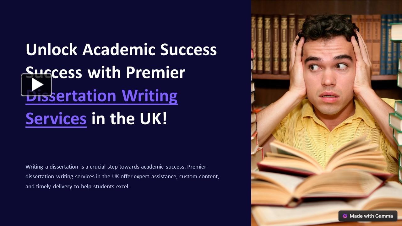 Ppt Unlock Academic Success With Premier Dissertation Writing