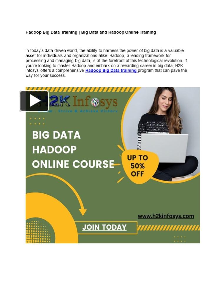 PPT Hadoop Big Data Training Big Data And Hadoop Online Training