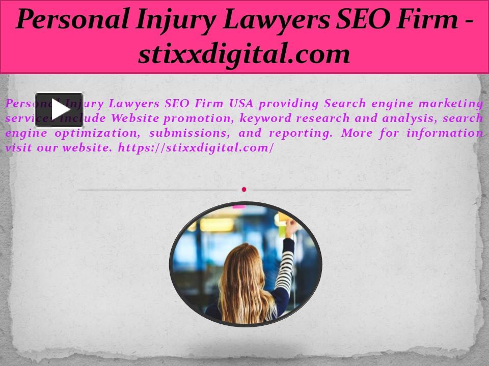 Ppt Personal Injury Lawyers Seo Firm 3 Powerpoint Presentation Free To