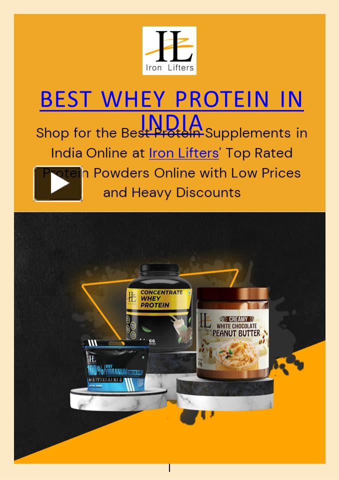 PPT – Best Whey Protein In India | Iron Lilters PowerPoint Presentation ...