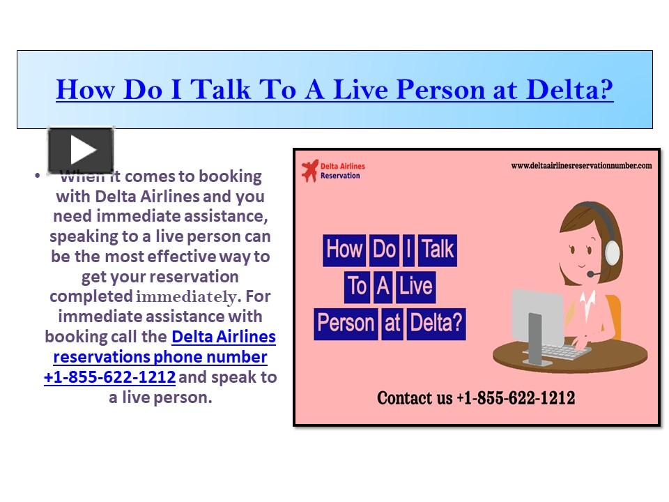 PPT – Delta Airlines Reservations Phone Number PowerPoint Presentation ...