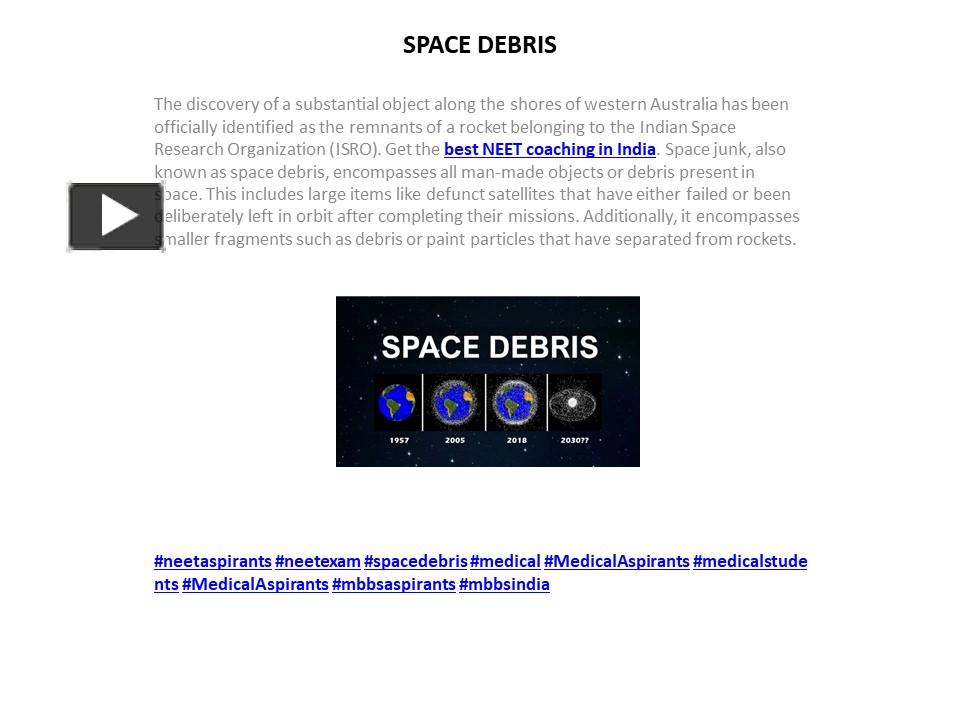 Ppt Space Debris Powerpoint Presentation Free To Download Id