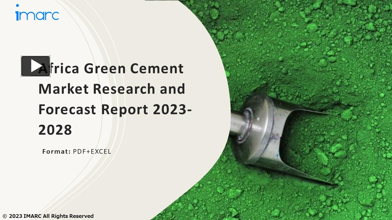 PPT Africa Green Cement Market PPT Growth Outlook Demand