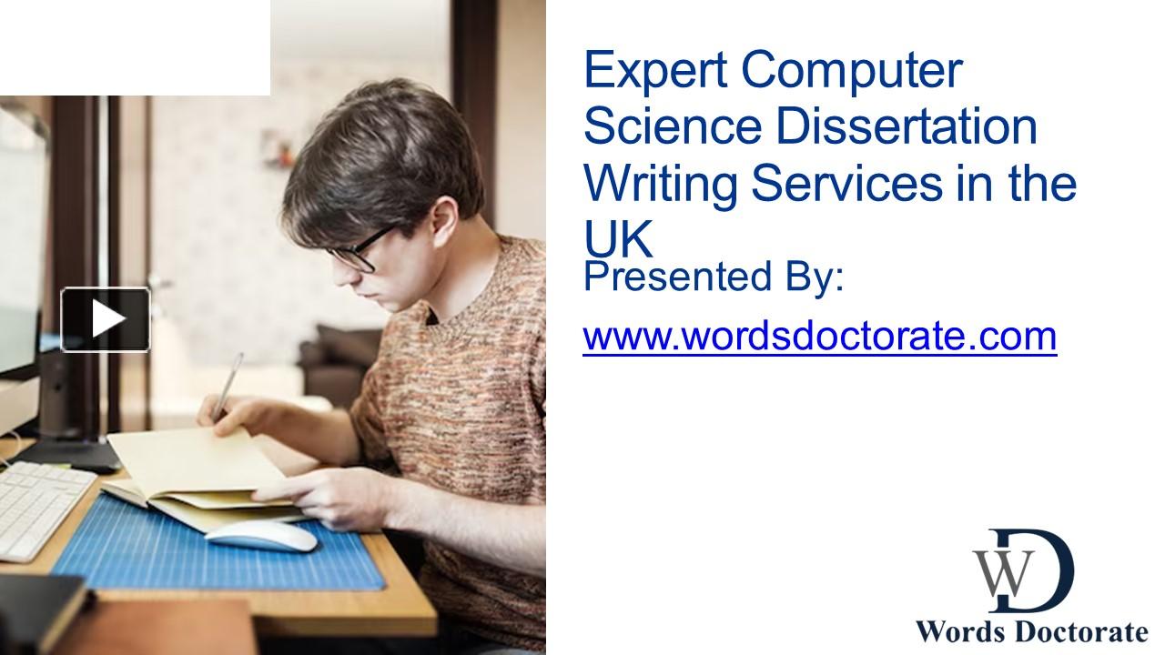 Ppt Expert Computer Science Dissertation Writing Services In The Uk 9386