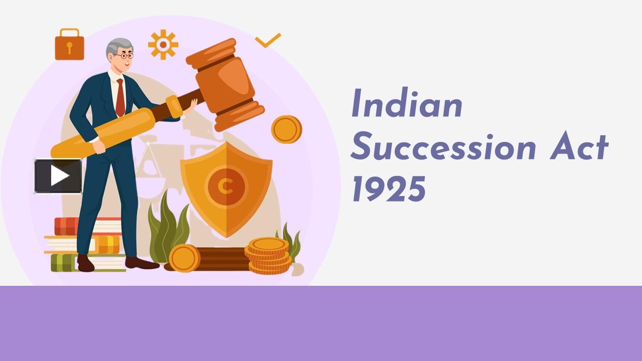 PPT – Indian Succession Act 1925 PowerPoint Presentation | Free To ...