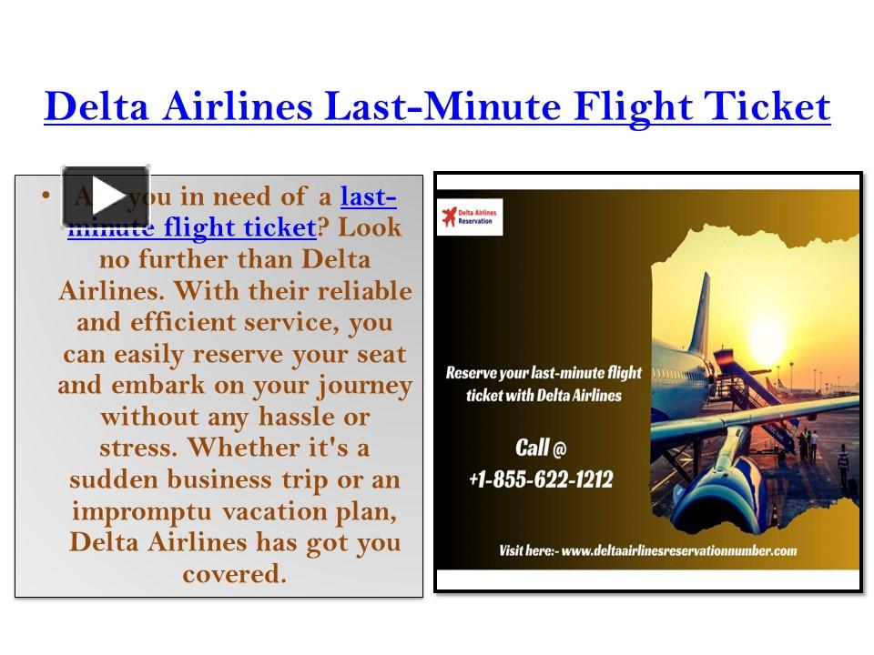 Ppt Book Your Online Flight Ticket With Delta Airlines Powerpoint