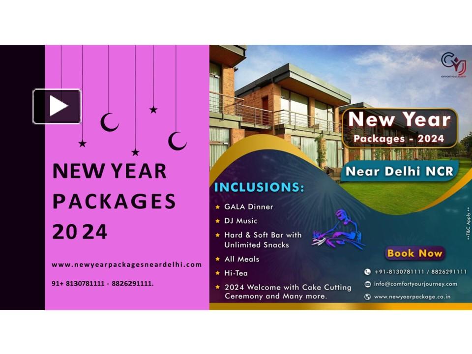 PPT New Year Packages 2024 New Year Packages near Delhi PowerPoint