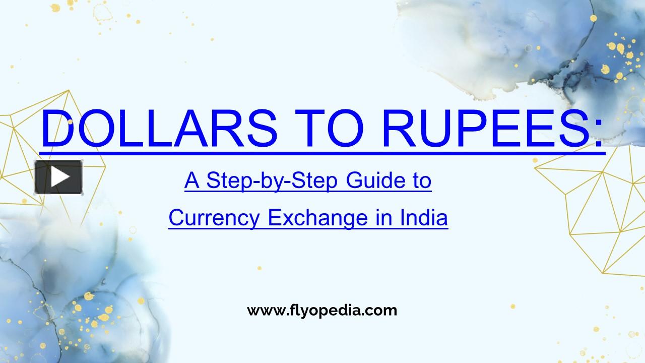 where to exchange rupees for dollars