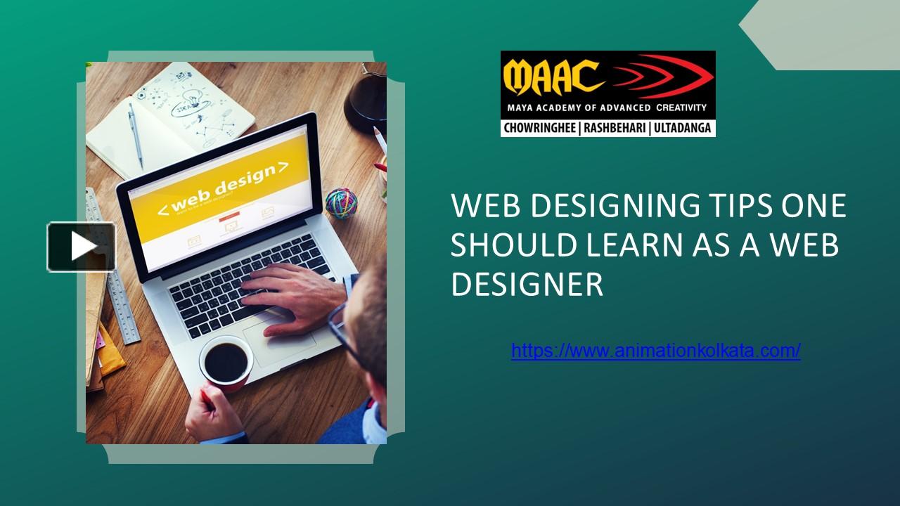 PPT – WEB DESIGNING TIPS ONE SHOULD LEARN AS A WEB DESIGNER PowerPoint ...