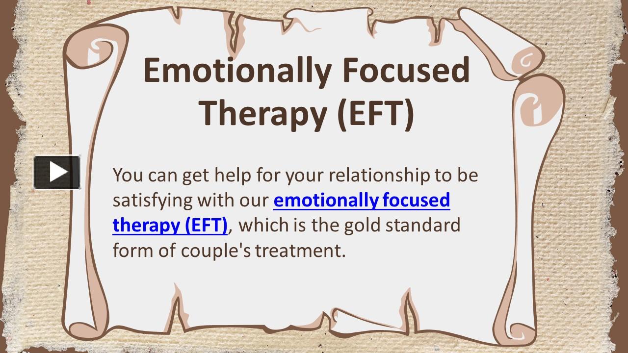 Ppt Emotionally Focused Therapy Eft Powerpoint Presentation Free