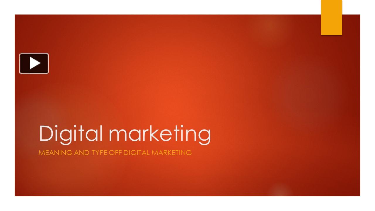 Ppt Digital Marketing Powerpoint Presentation Free To Download Id 987aaa Ywq0n