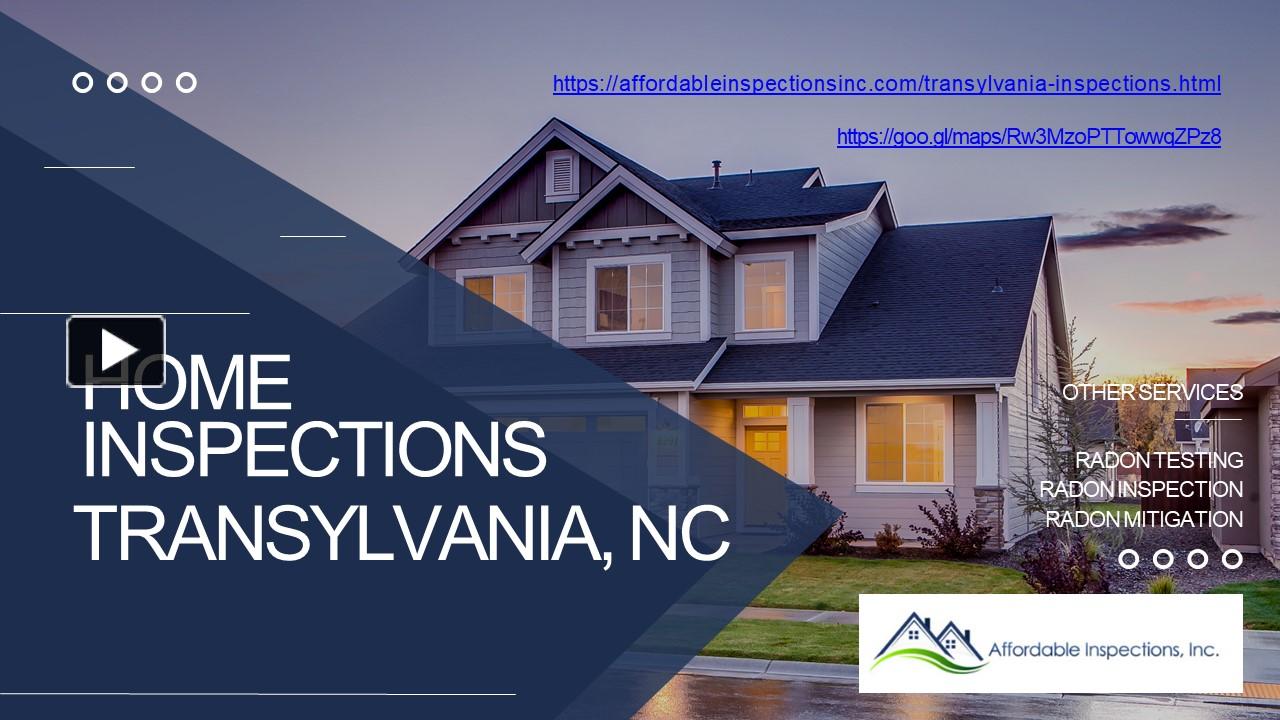 Ppt Home Inspections Transylvania Nc 1 Powerpoint Presentation