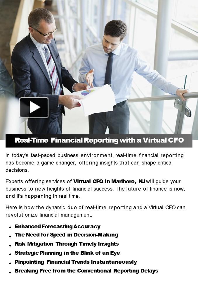 PPT – Real-Time Financial Reporting With A Virtual CFO PowerPoint ...