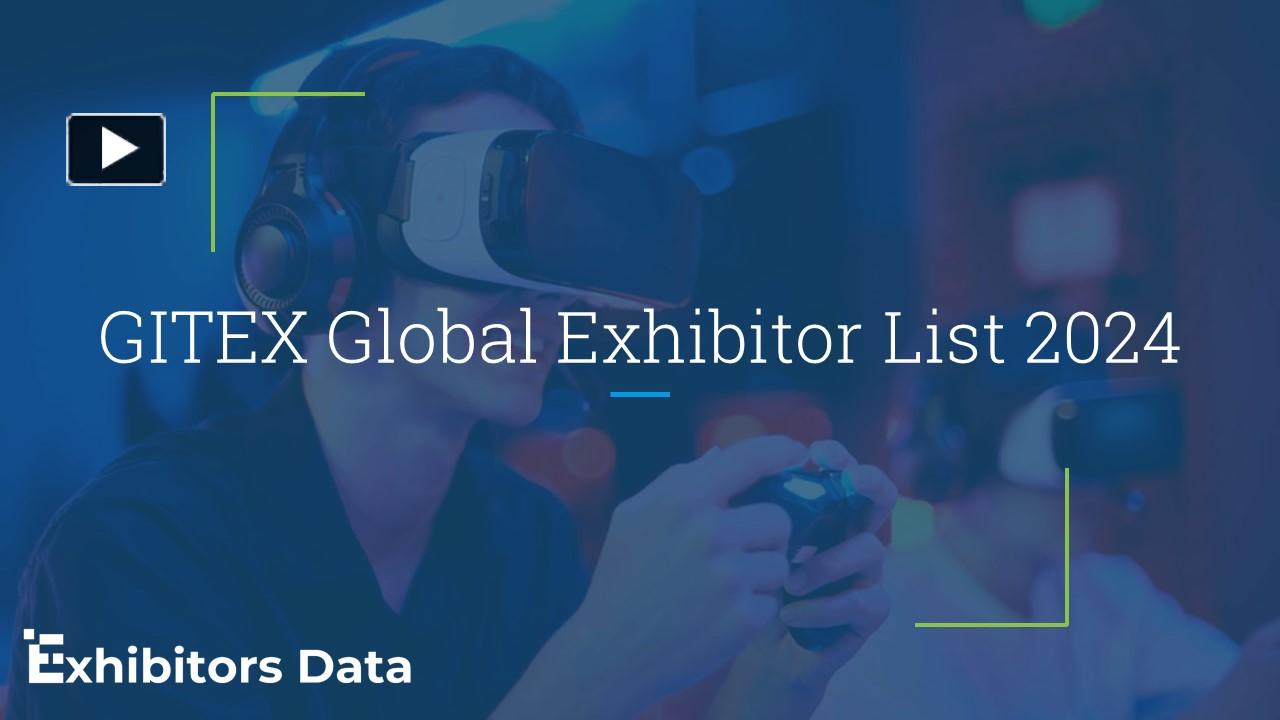 PPT GITEX Global Exhibitor List 2024 PowerPoint presentation free