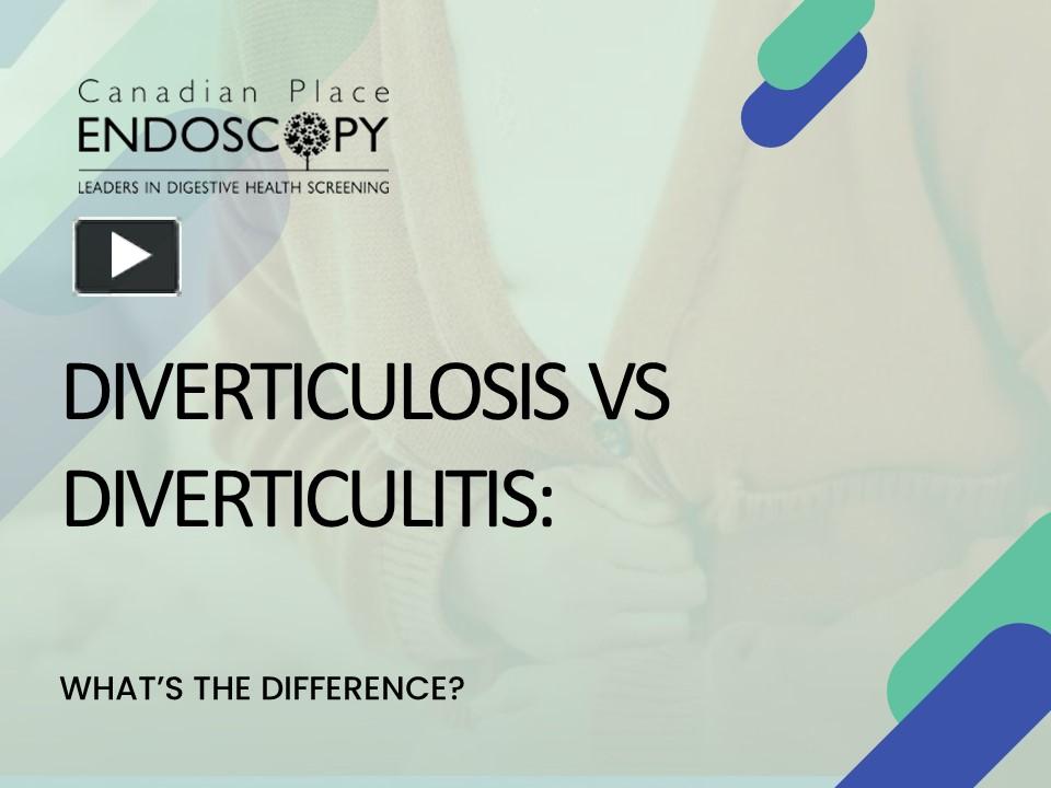 Ppt Diverticulosis Vs Diverticulitis Whats The Difference Powerpoint Presentation Free 1538