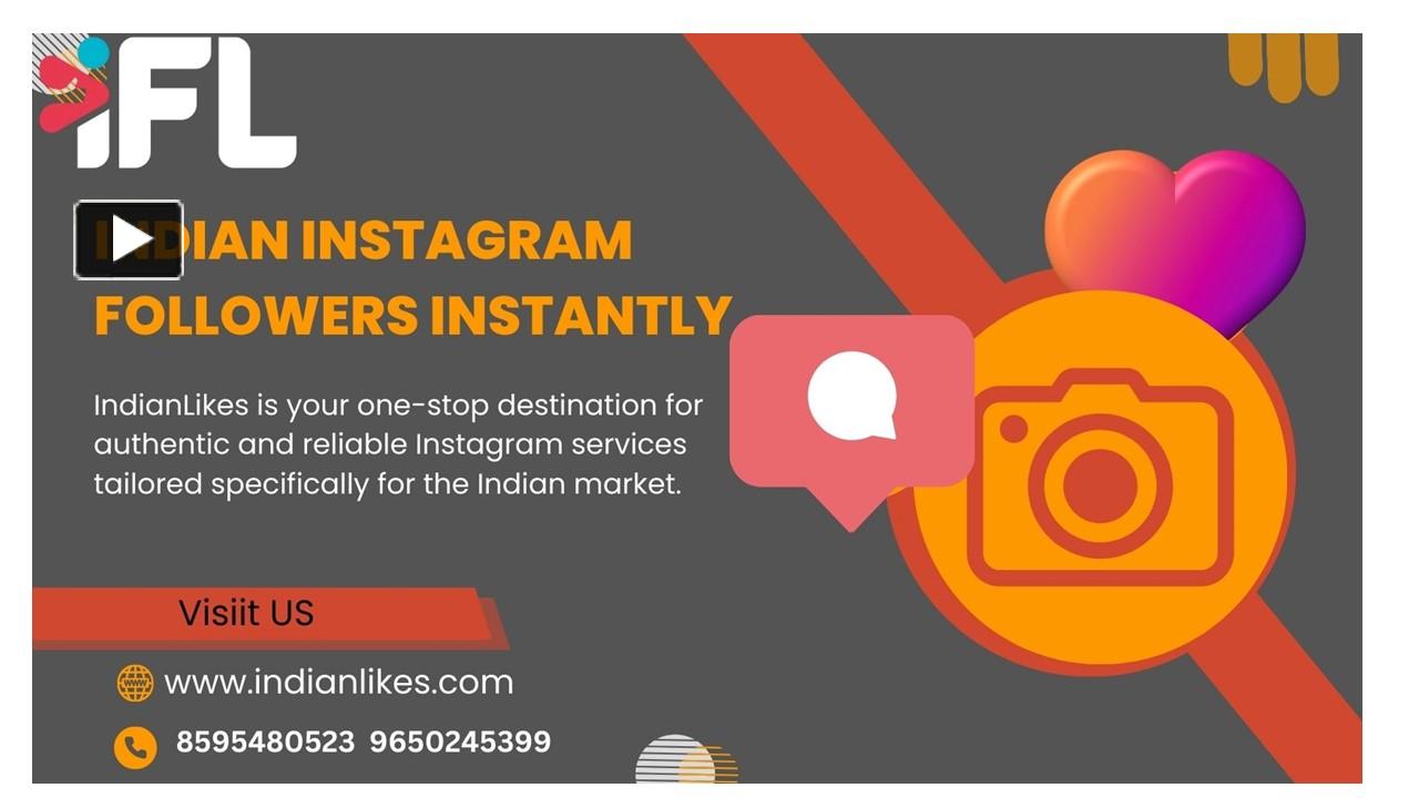 Ppt Indian Instagram Followers Instantly Indianlikes Powerpoint