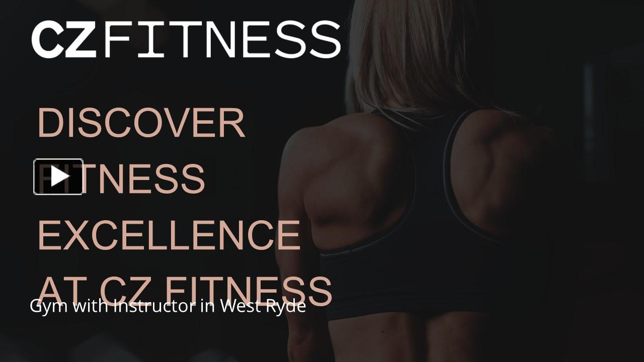 Ppt Elevate Your Fitness Journey Gym With Instructor In West Ryde At