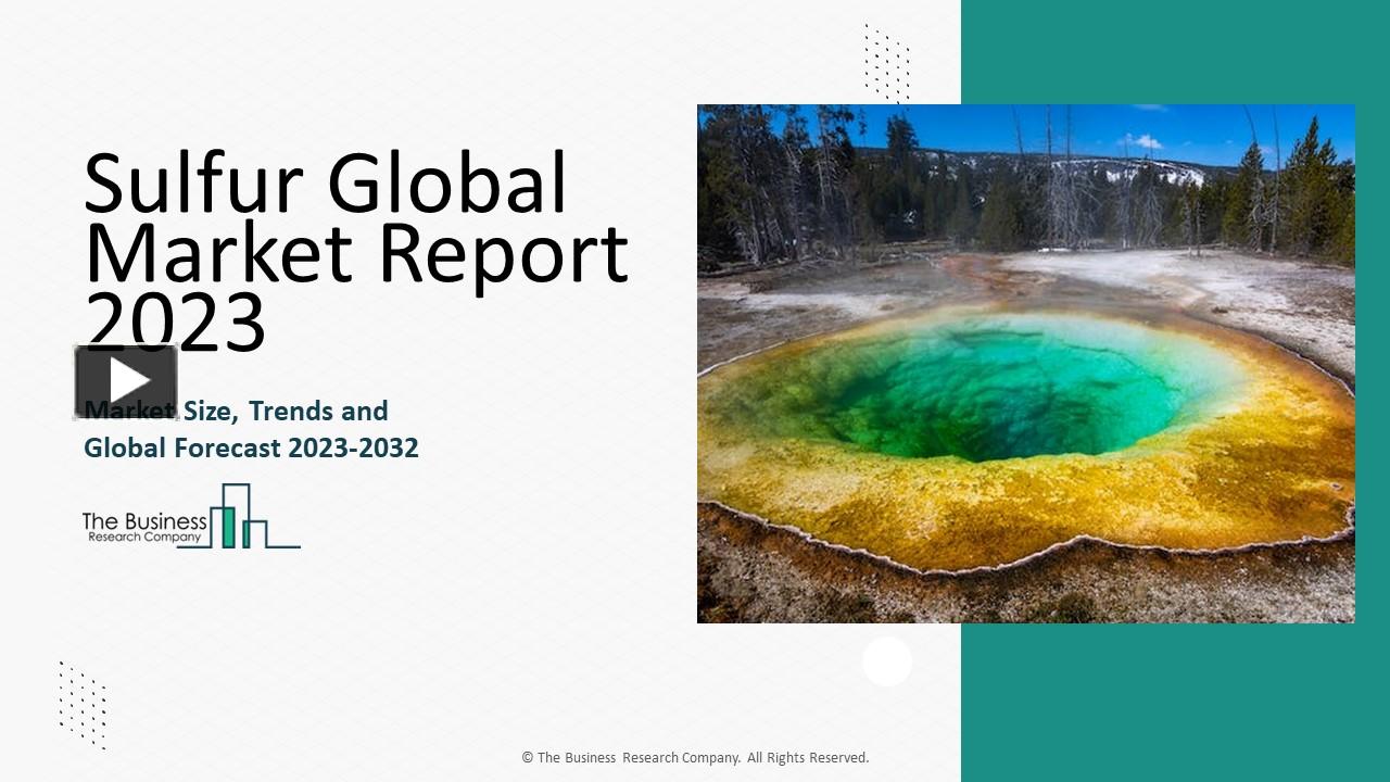 PPT Sulfur Market Size Share Growth Analysis And Industry Forecast