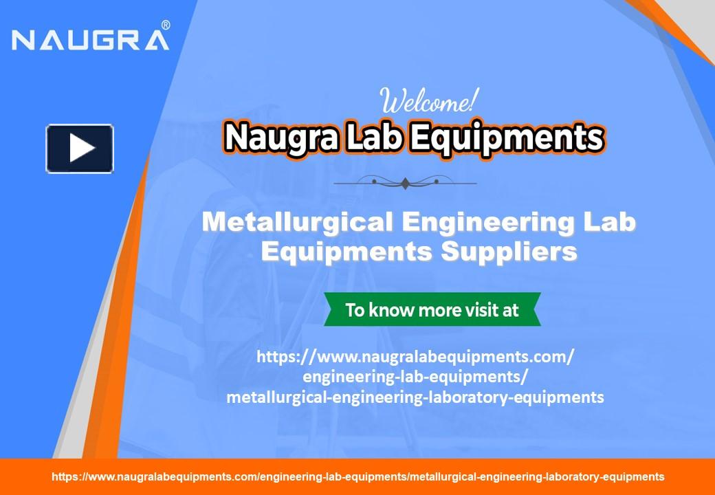 PPT – Metallurgical Engineering Lab Equipments Suppliers (1) PowerPoint ...