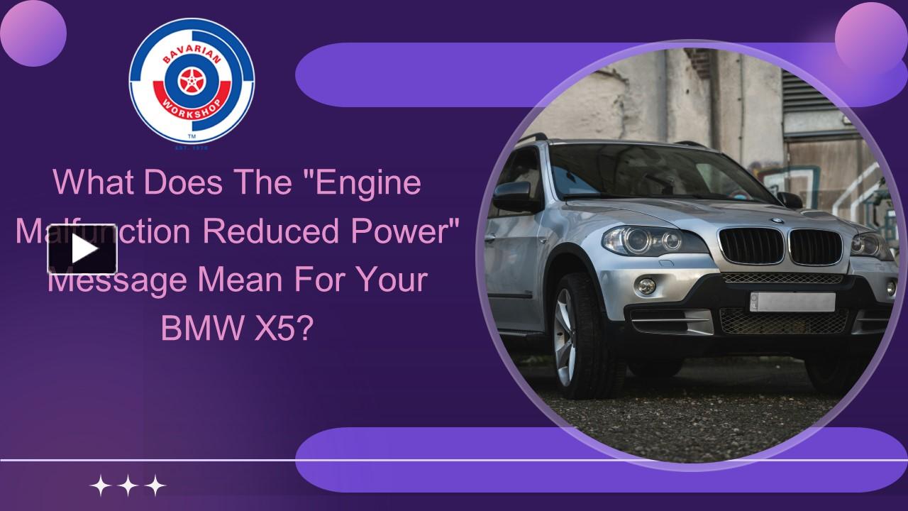 PPT – What Does The Engine Malfunction Reduced Power Message Mean For ...