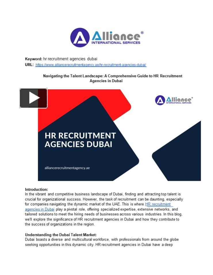 Ppt Navigating The Talent Landscape A Comprehensive Guide To Hr