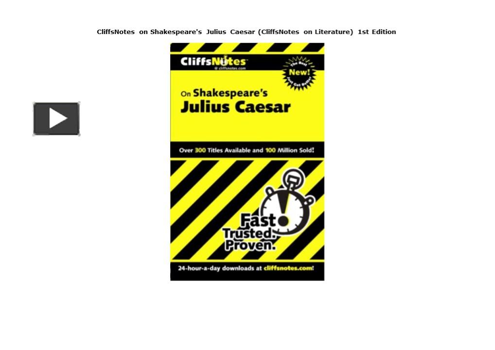 ppt-download-pdf-cliffsnotes-on-shakespeare-s-julius-caesar