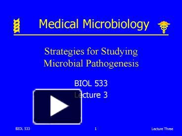 PPT – Strategies For Studying Microbial Pathogenesis PowerPoint ...