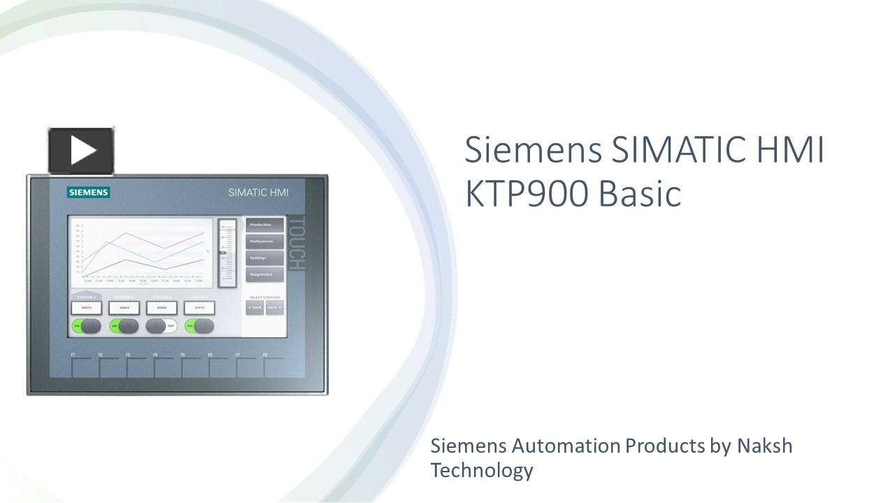 PPT SIMATIC HMI KTP900 Basic Panel PowerPoint Presentation Free To