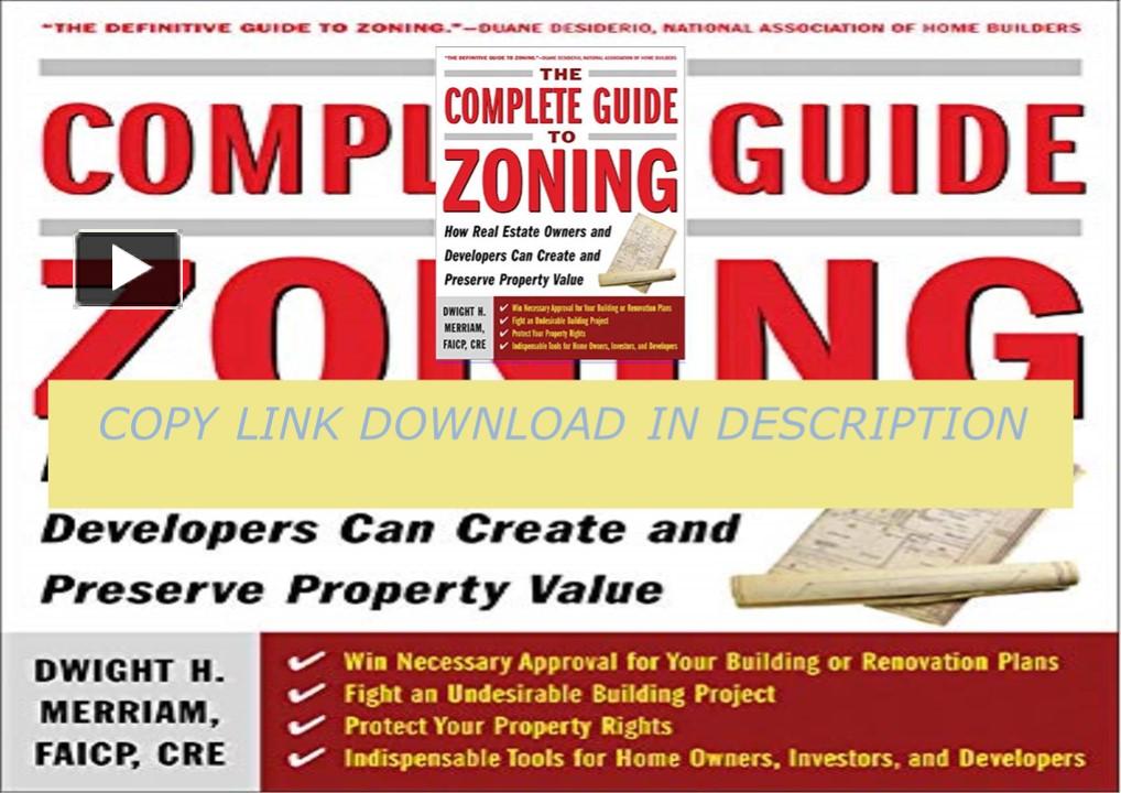 PPT – PDF⚡ The Complete Guide to Zoning: How to Navigate the Complex 