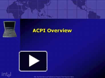 PPT ACPI Overview PowerPoint presentation free to download