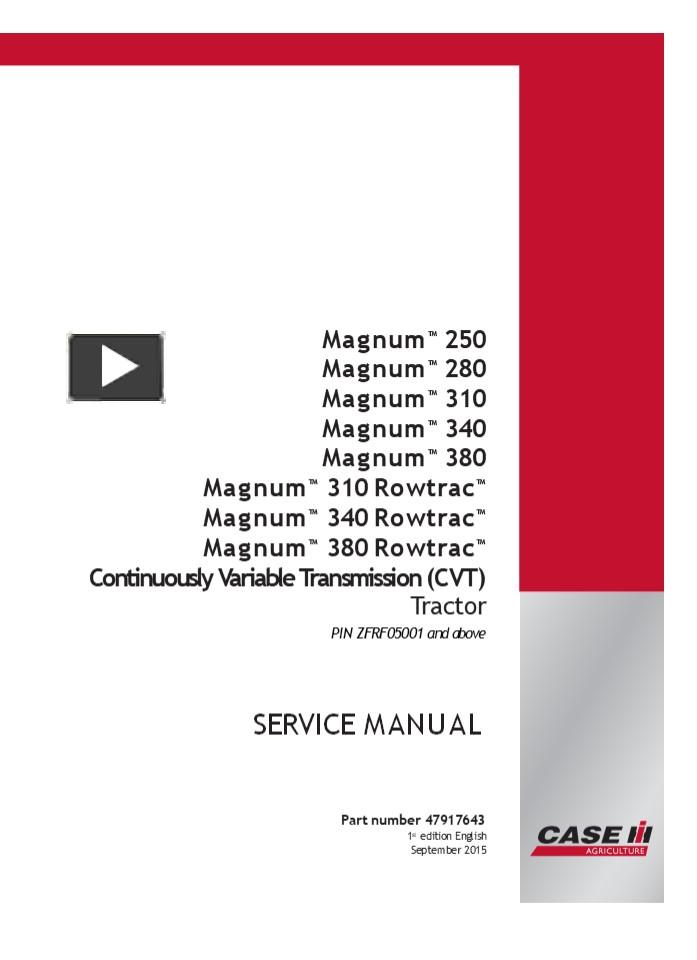 Ppt Case Ih Magnum Continuously Variable Transmission Cvt Tier