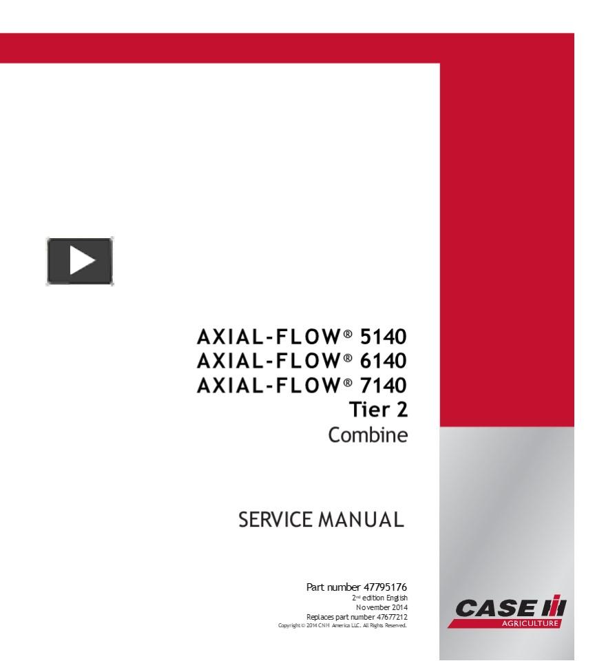 Ppt Case Ih Axial Flow Tier Combine Service Repair Manual