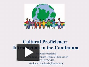 PPT – Cultural Proficiency: Introduction To The Continuum PowerPoint ...