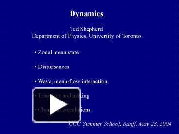 PPT – Dynamics PowerPoint Presentation | Free To Download - Id: A9c60-YjMxO