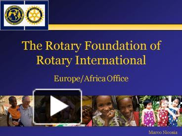 PPT – The Rotary Foundation Of Rotary International PowerPoint ...