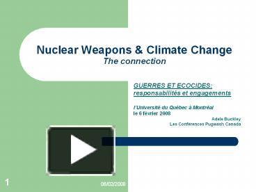 PPT – Nuclear Weapons PowerPoint Presentation | Free To View - Id ...