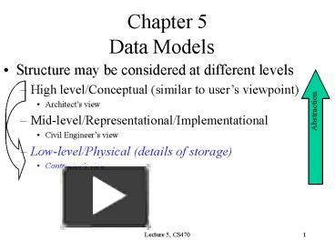 PPT – Data Models PowerPoint Presentation | Free To View - Id: Cb8be-ZDc1Z