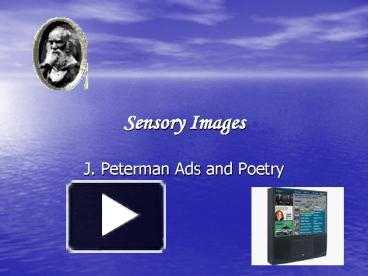 PPT – Sensory Images PowerPoint Presentation | Free To View - Id: D62b2 ...