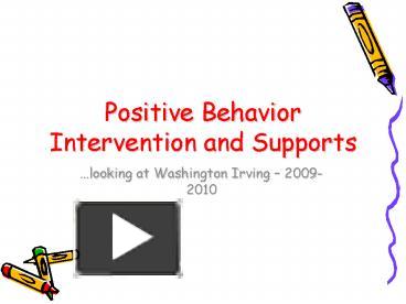 PPT – Positive Behavior Intervention And Supports PowerPoint ...