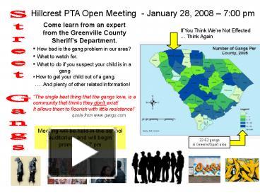 PPT – Street Gangs PowerPoint Presentation | Free To View - Id: Def9-MDkxM