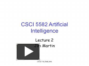 Ppt Csci Artificial Intelligence Powerpoint Presentation Free