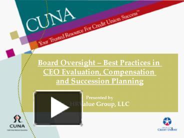 PPT – Board Oversight Best Practices In PowerPoint Presentation | Free ...