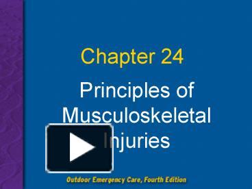 PPT – Principles Of Musculoskeletal Injuries PowerPoint Presentation ...