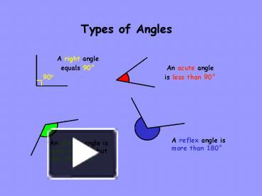 PPT – Types of Angles PowerPoint presentation | free to view - id ...