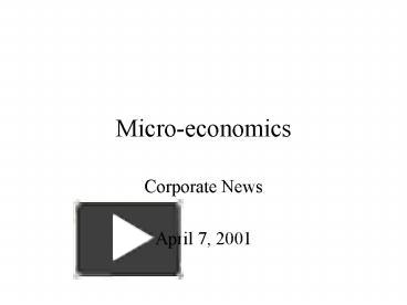 PPT – Microeconomics PowerPoint presentation | free to view - id ...