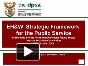 PPT – Inkosi Albert Luthuli Convention Centre PowerPoint presentation ...