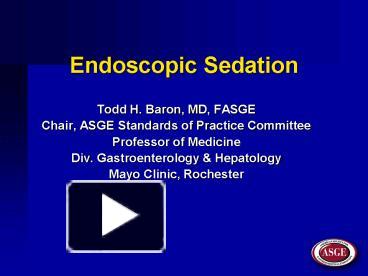 PPT – Endoscopic Sedation PowerPoint presentation | free to view - id ...