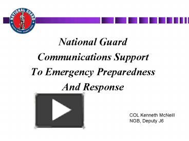 PPT – National Guard PowerPoint presentation | free to view - id ...