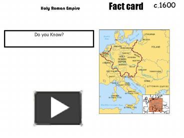 PPT – Holy Roman Empire Fact card PowerPoint presentation | free to ...